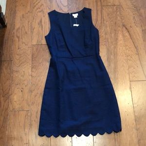 Jcrew navy blue dress